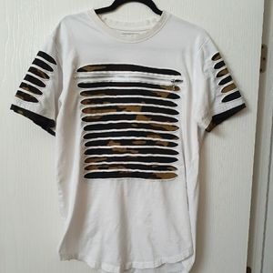 Short sleeve cut up Army t-shirt